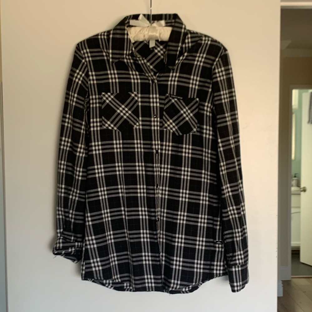 Plaid Snap Shirt